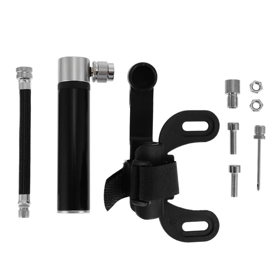 Onaparter Manual Air Pump Compressor Portable Pumping Tool Mini Inflator Basketball Bike Accessories 120PSI (Black)