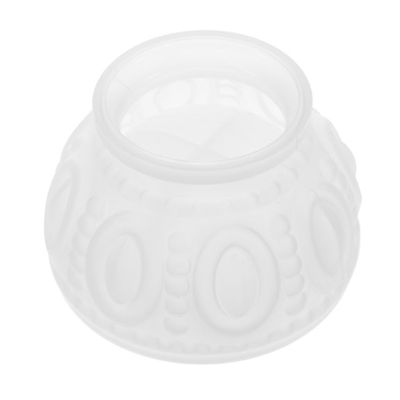 Onaparter Silicone Bowl Resin Mold Embossed Storage Box Snack Dish Epoxy Mold Ashtray Containers Casting Mold for DIY Crafts Tray Making （White）