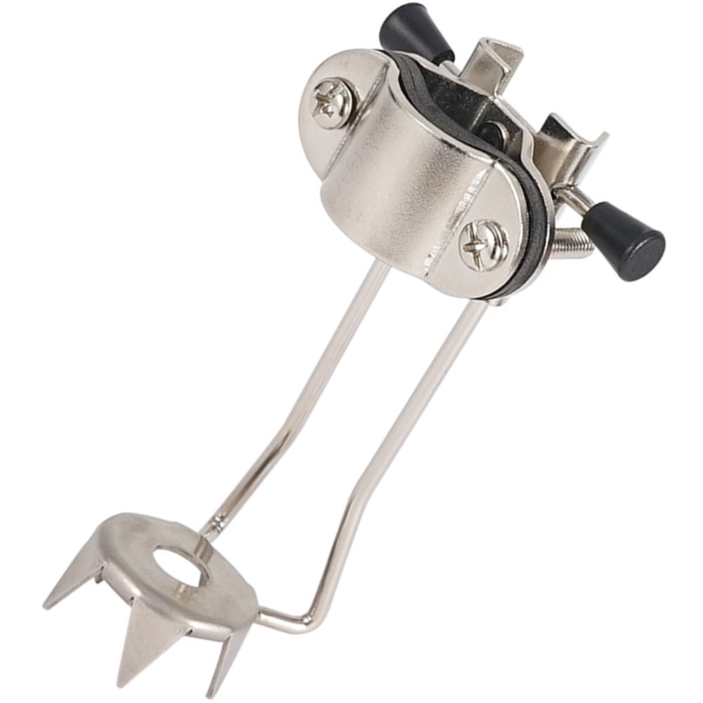 Onaparter Trekking Poles Cleats Crutches Tool Non-slip Walking Sticks Cane Tip Crampon Ice Snow Grip Tools Travel Silver