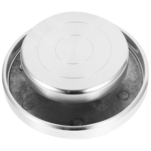 Onaparter Turntable Clay Round Cake Pans Sculpture Spinner Smooth Swivel Plate Workbenches As Shown