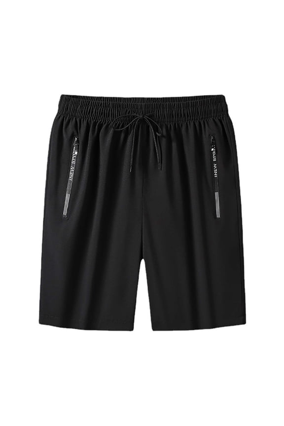 Onavee Iced Active - Women's Ice Silk Breathable Quick Drying Ultra Stretch Cooling Comfort Fit Shorts for Senior Over 50 Black L