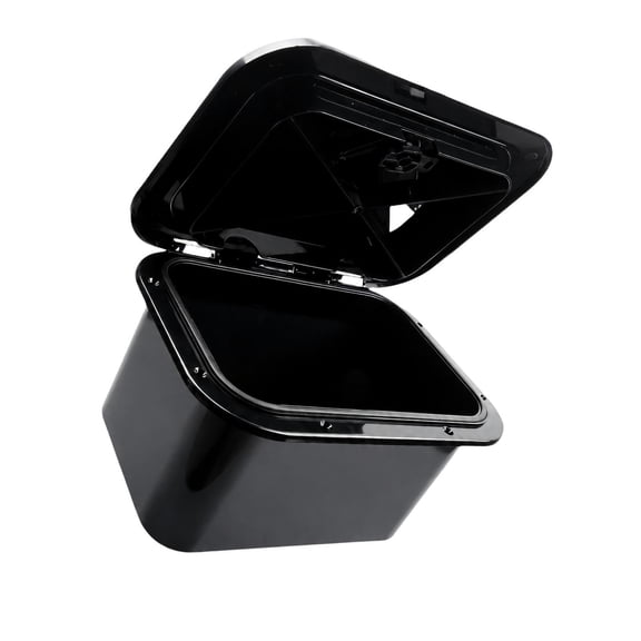 Onboard Storage Compartment Marine Flush Mount Box with Hinged Lid, ABS Housing and Gasketed Access Opening Area