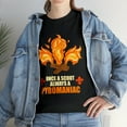 thumbnail image 1 of Once A Scout Always A Pyromaniac Scouting Campfire T-Shirt, 1 of 2
