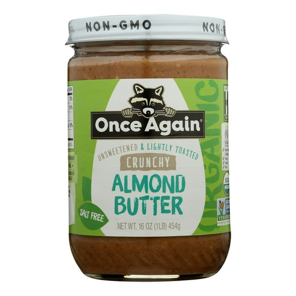 Once Again Almond Butter Crunch Raw Organic 16 oz (Pack Of 2)