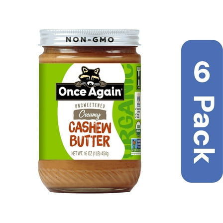 Once Again Cashew Butter Toasted 16 oz (Pack Of 6)