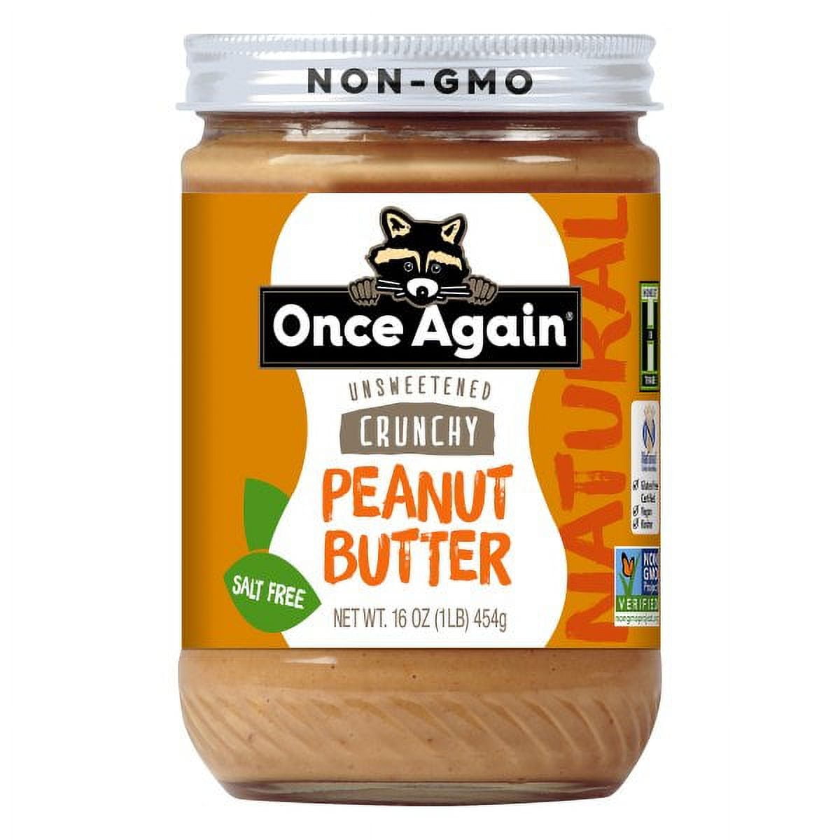 Once Again Nut Butter Once Again Old Fashioned Natural Peanut Butter, 16 oz