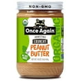 thumbnail image 1 of Once Again Organic, Crunchy Peanut Butter - Salt Free, Unsweetened - 16oz Jar, 1 of 3