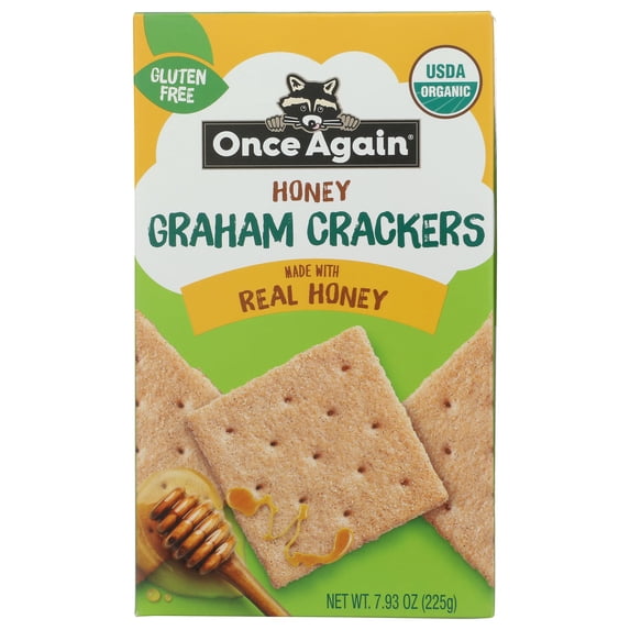 Once Again Organic Honey Graham Crackers, 7.93 OZ