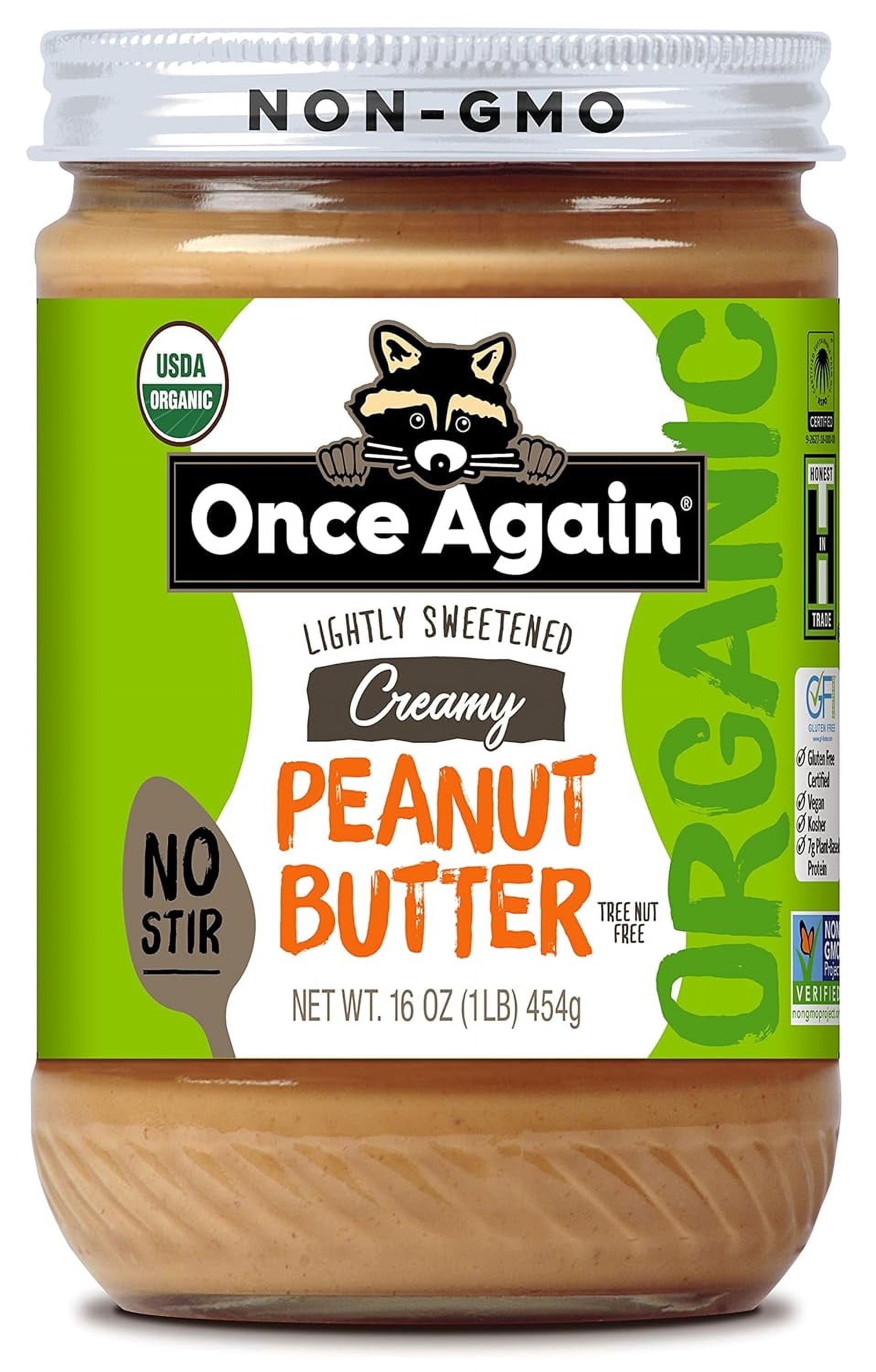 Once Again Organic Peanut Butter Creamy American Classic - 16 oz