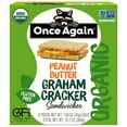 thumbnail image 1 of Once Again Peanut Butter Graham Cracker Sandwiches - Organic & Gluten Free, Non-GMO - Gluten Free Certified, Vegan, Kosher - Box of 8 Sandwich Packs, 1 of 4