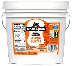 Once Again Peanut Butter Unsweetened Crunchy 9lbs