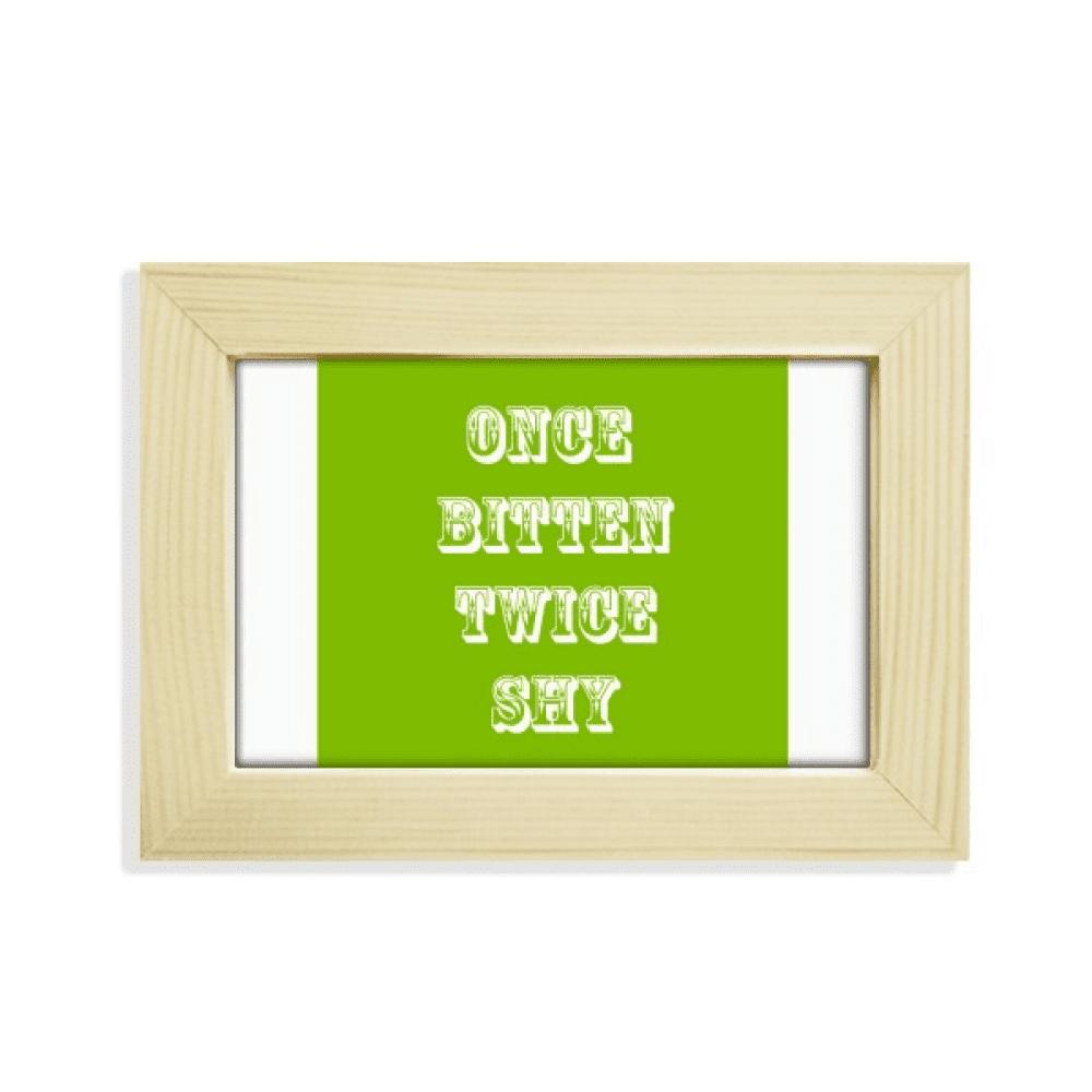 Once Bitten Twice Shy Art Deco Fashion Desktop Decorate Photo Frame ...
