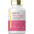thumbnail image 1 of Once Daily Womens Multivitamin | 365 Caplets | Non-GMO and Gluten Free | by Carlyle, 1 of 7