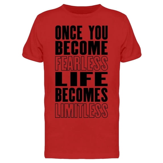 Once Fearless Life's Limitless Tee Men's -Image by Shutterstock