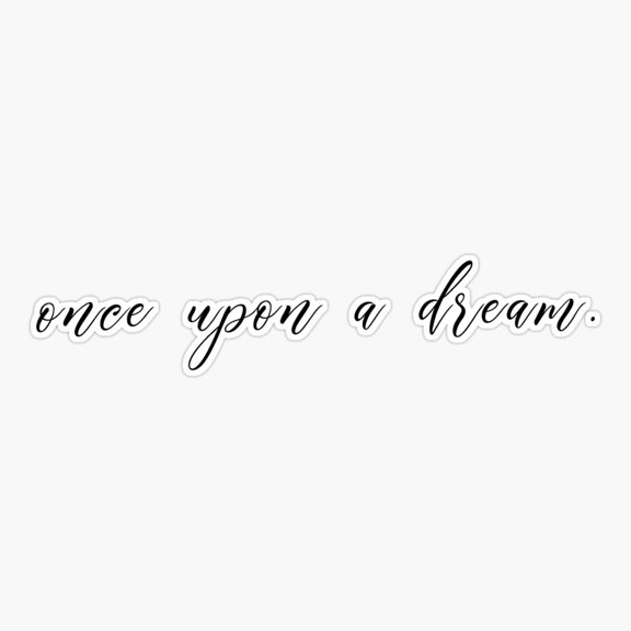 Once Upon A Dream Romance Sticker