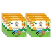 Once Upon A Farm Organic Toddler Soft Baked Bar, Banana, Pumpkin and Cauliflower, Tractor Wheels Shaped, Non GMO, Kosher, 3.35 Ounces Pack of 8