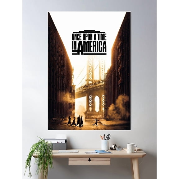 Once Upon A Time In America (1984) Poster Wall Art Modern Wall Decor For Living Room Bedroom Art