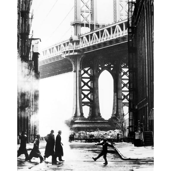Once Upon A Time In America Famous Williamsburg Bridge Ny 24x36 Classic Hollywood Poster