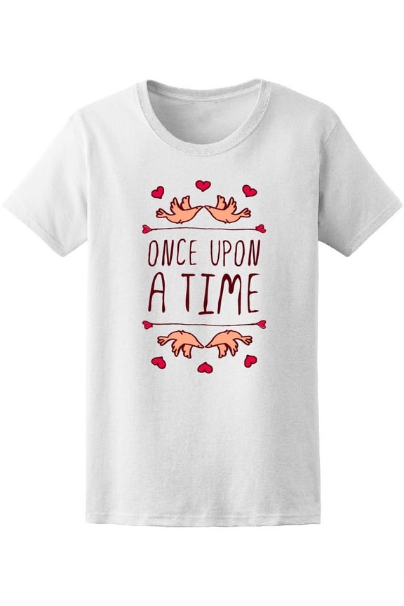 Once Upon A Time Love Birds Women's Tee - Women T-Shirt, Medium