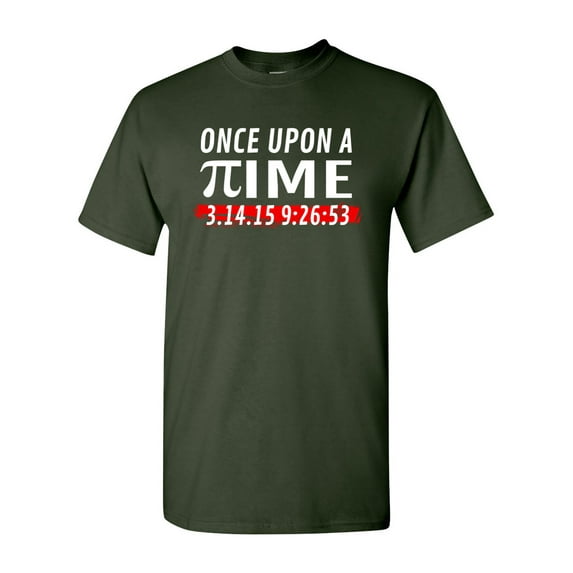 Once Upon A Time Pi Day Ultimate 3.14.15 DT Adult T-Shirt Tee