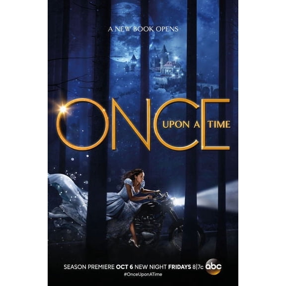 Once Upon A Time Poster metal Print 8in x 12in Metal Art Print 8x12 Square Adults Z Posters