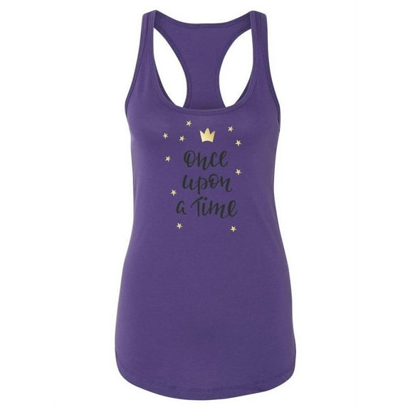 Once Upon A Time Quote Racerback Tank Women -Image by Shutterstock, Female x-Small