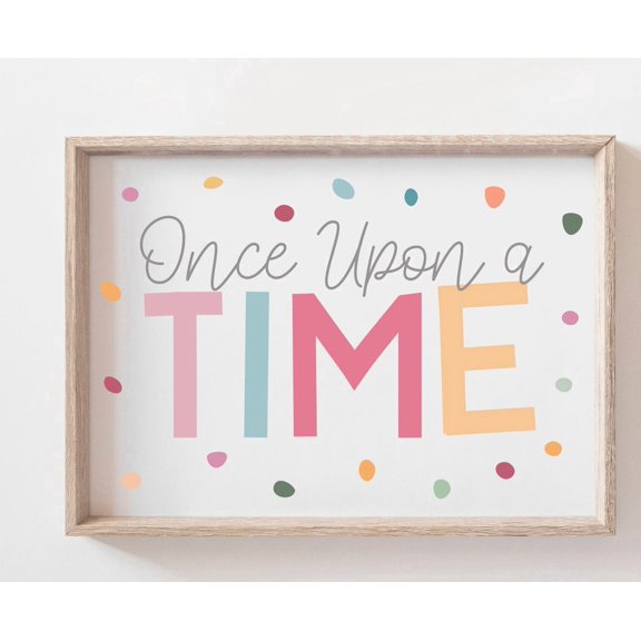 Once Upon Time Reading Corner Wall Art
