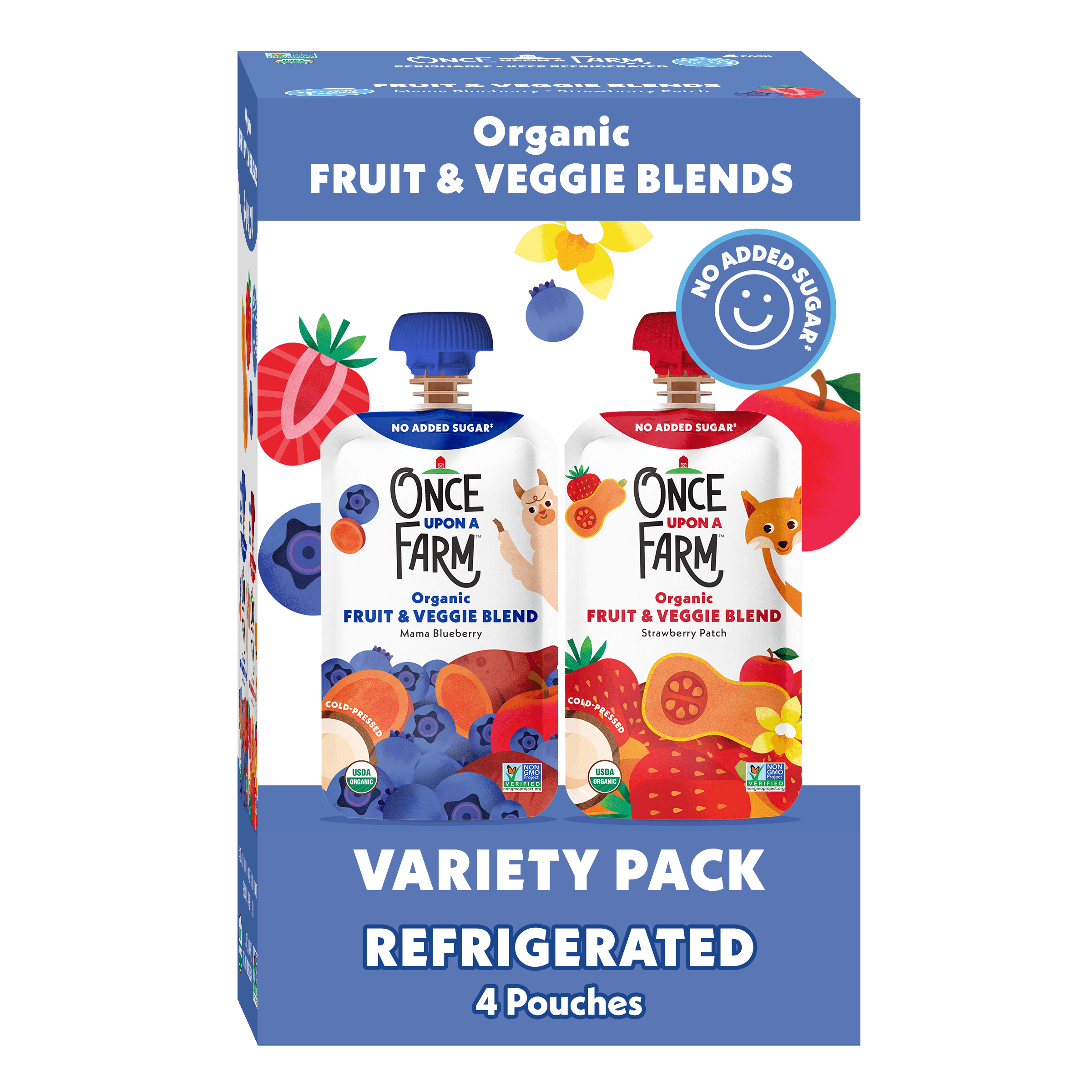 Once Upon a Farm Organic Kids' Snack Berry Variety Pack 3.2oz