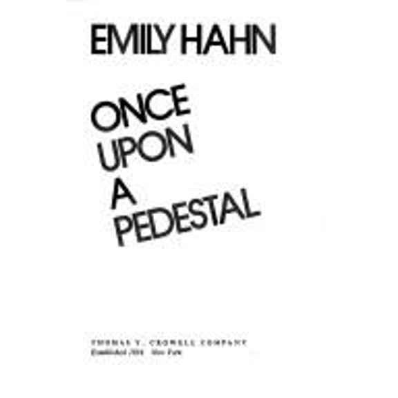 Pre-Owned Once Upon a Pedestal (Hardcover) 0690005075 9780690005073