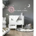 thumbnail image 1 of Once Upon a Time Story Book Quote Nursery Wall Decal Removable Sticker, 1 of 4