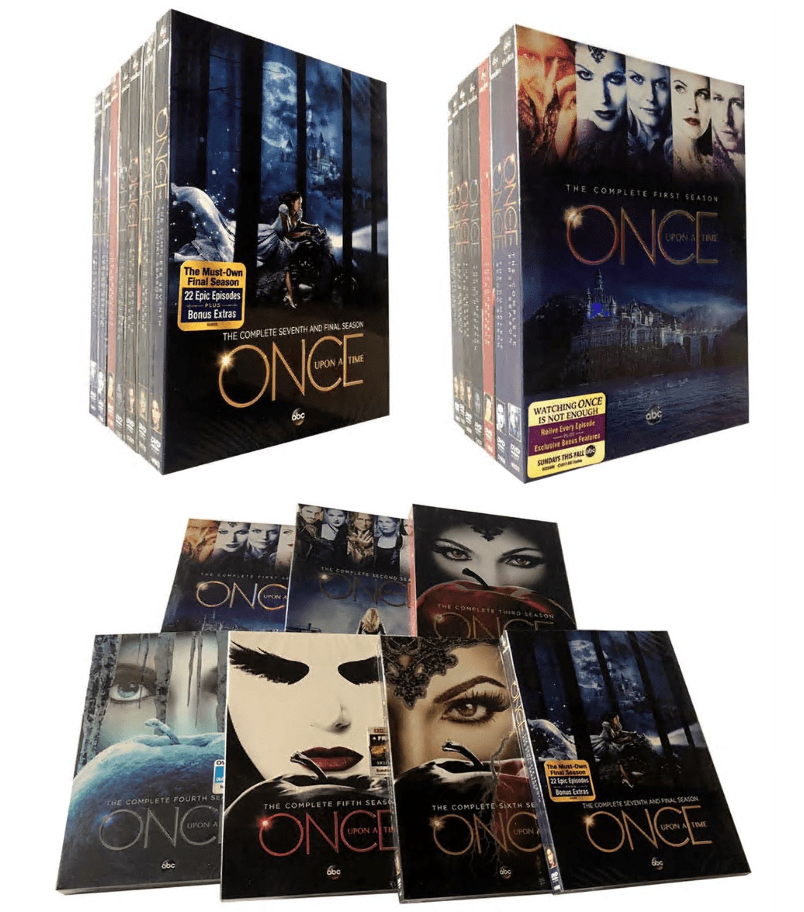 Once Upon a Time DVD セット Once Upon a Time: The Complete Series (DVD), Seasons 1-7 - Walmart.com