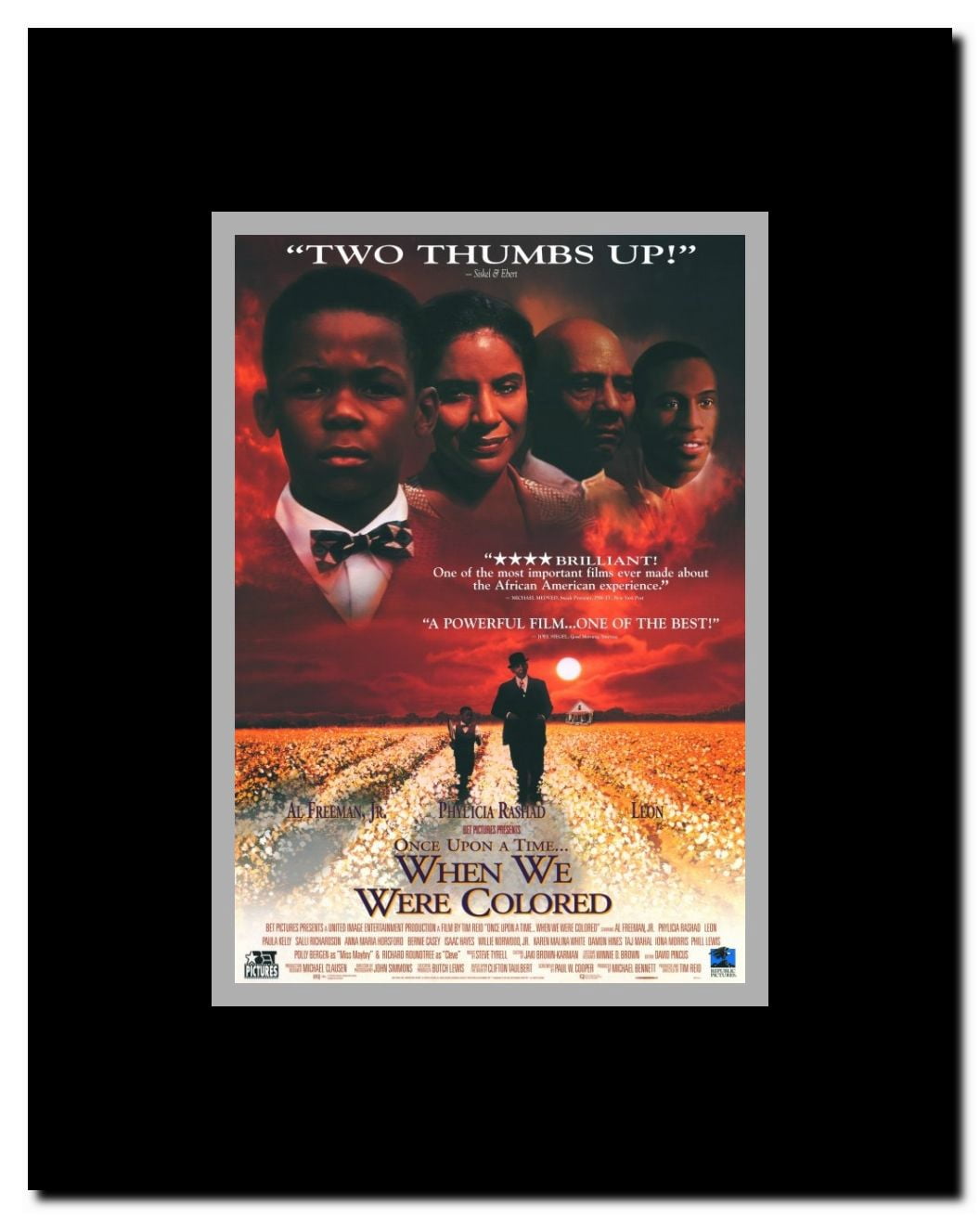 Once Upon a Time . . . When We Were Colored Framed Movie Poster