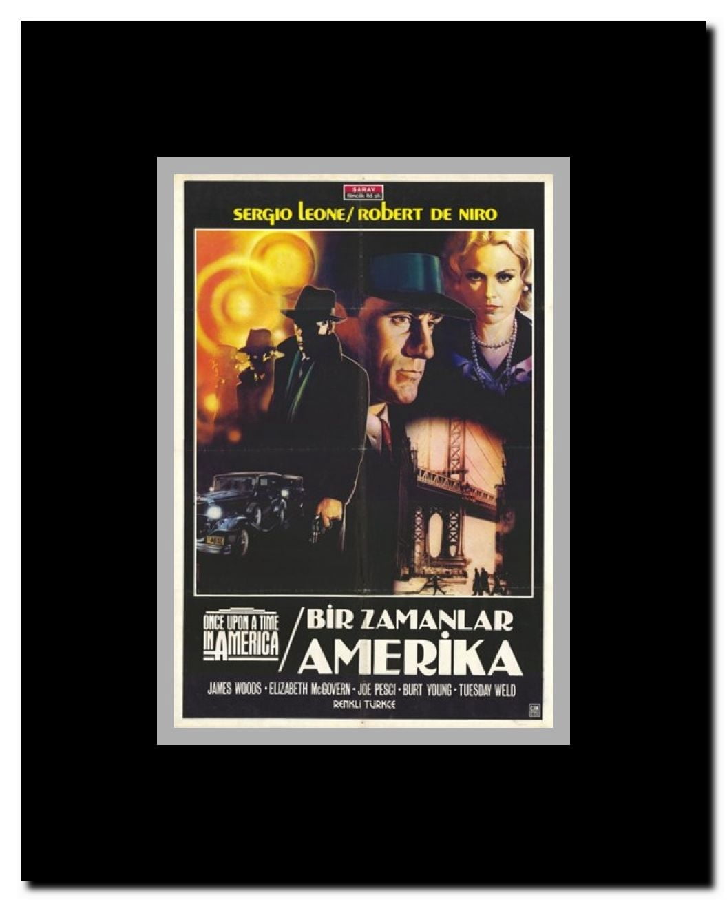 Once Upon a Time in America Framed Movie Poster