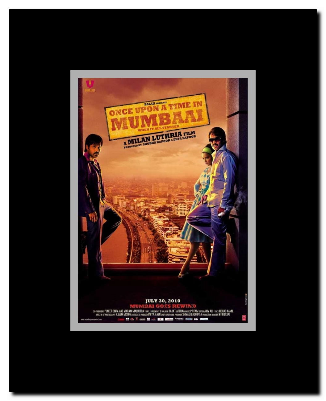 Once Upon a Time in Mumbai Framed Movie Poster