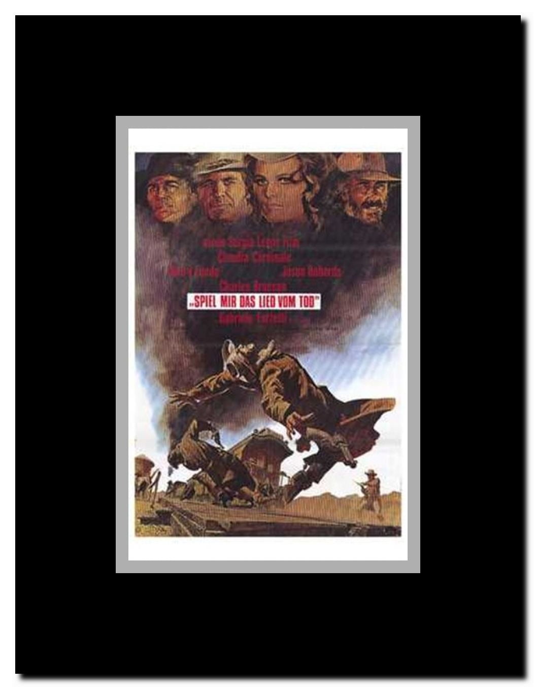 Once Upon a Time in the West Framed Movie Poster