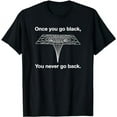 thumbnail image 1 of Once You Go Black, You Never Go Back - Funny Physics Shirt, 1 of 5