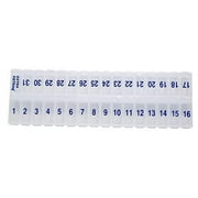 Pill Thing Daily Monthly Pill Organizer with Removable Lid and Visible Compartments