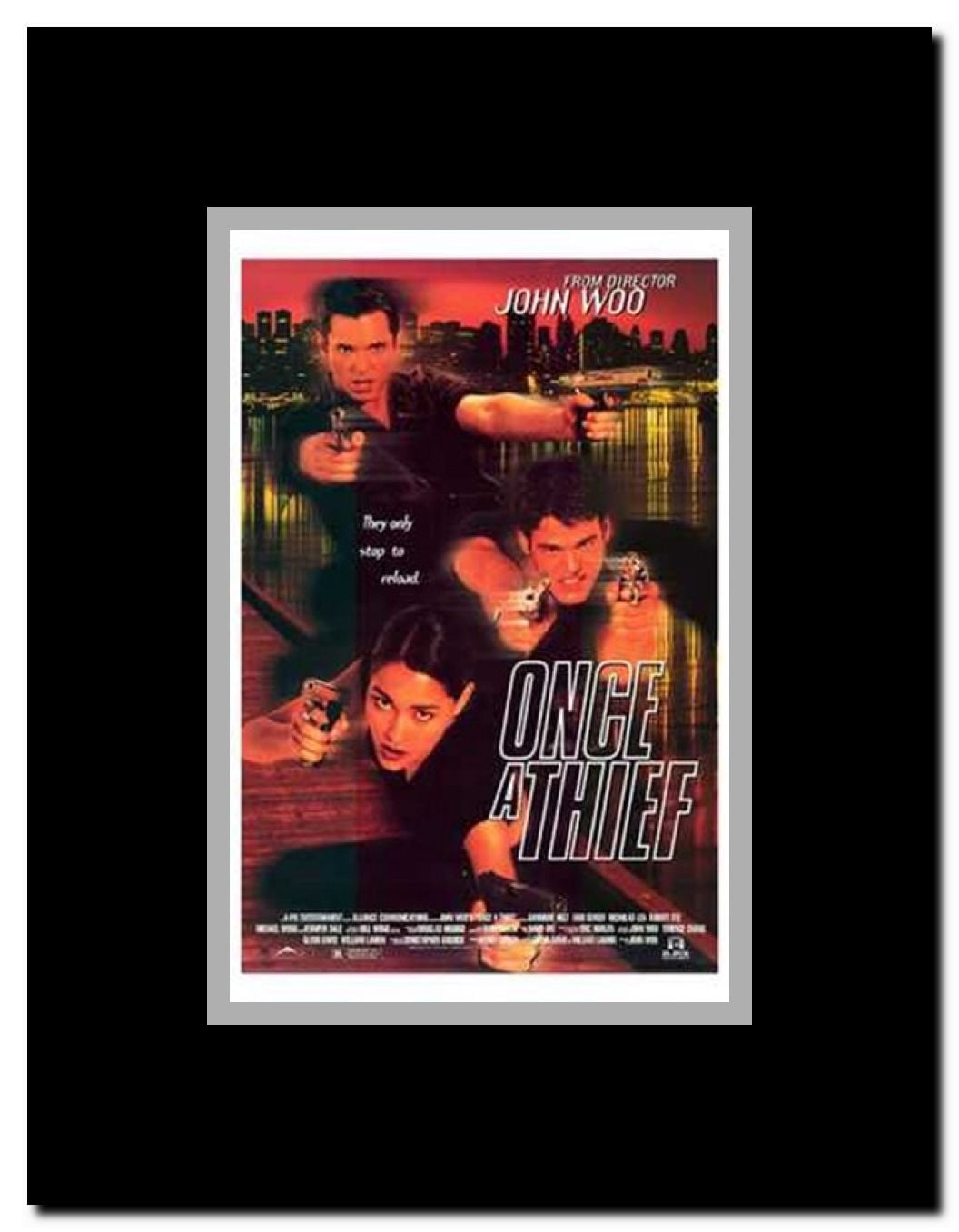 Once a Thief Framed Movie Poster