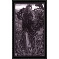 thumbnail image 1 of Once a Week 24x40 Large Black Ornate Wood Framed Canvas Art by John Everett Millais, 1 of 2