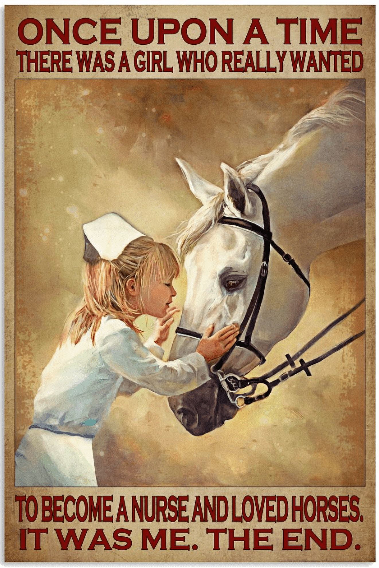 Once upon a time there was a girl who really wanted to become a nurse ...