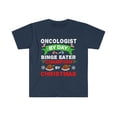 thumbnail image 1 of Oncologist by day Binge Eater by Christmas Unisex T-shirt S-3XL, 1 of 2