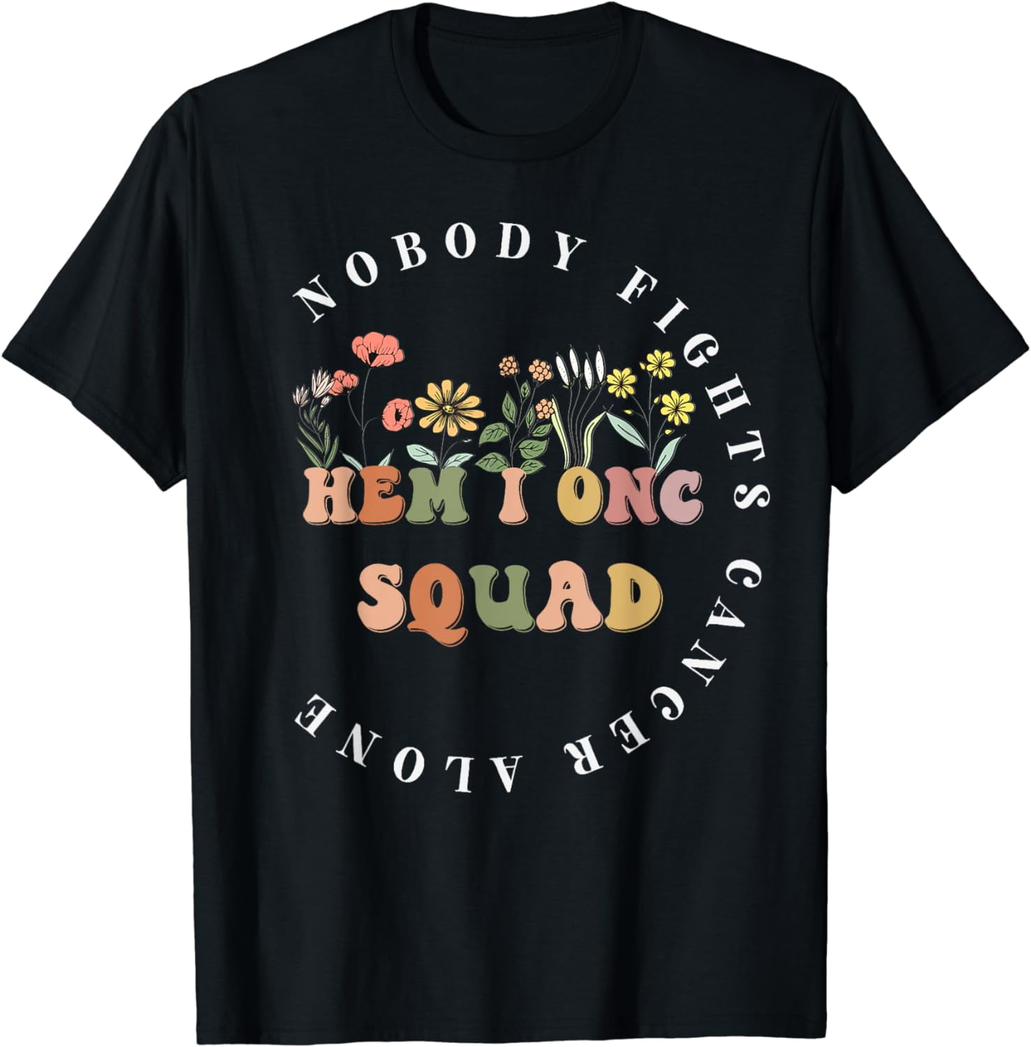 Oncology Hematology Nurse Squad Tee Pediatric Hem/Onc Doctor T-Shirt ...