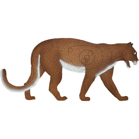 Oncore Targets Mountain Lion Self-Healing Archery Target, Brown, white,
