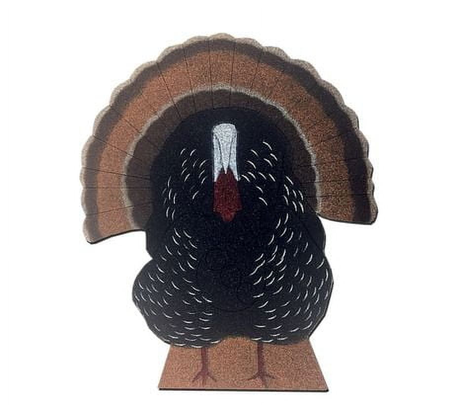 Oncore Targets Struttin Turkey Self-Healing Archery Target, Black/Brown/Red/Blue/White, Medium