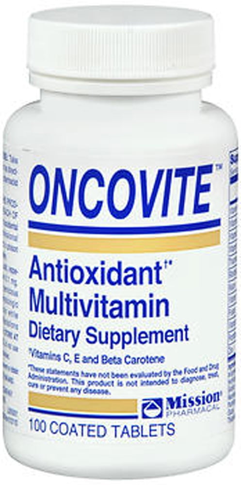 Oncovite Antioxidant Multivitamin Dietary Supplement Tablets, 100 Count