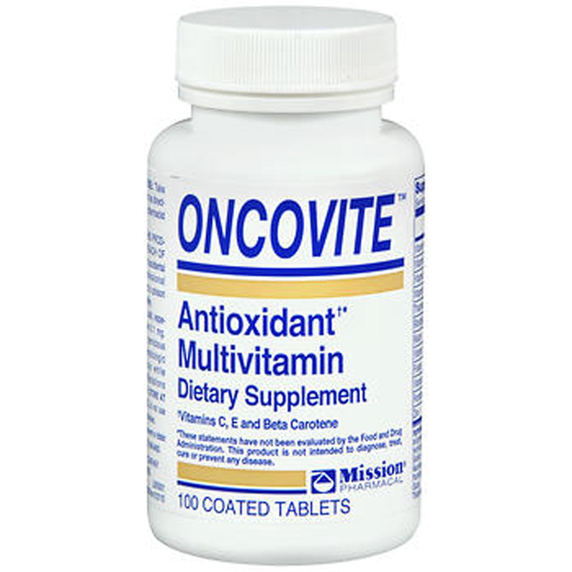 Oncovite Vitamin C Antioxidant Multivitamin Dietary Supplement 100ct 6-Pack