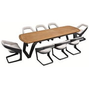 Onda Teak Outdoor Dining Set for 8 Person - Series 2042