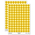 thumbnail image 1 of One 1 Dice Die 200+ Round Stickers - Yellow - Matte Finish - 0.50" Size, 1 of 3