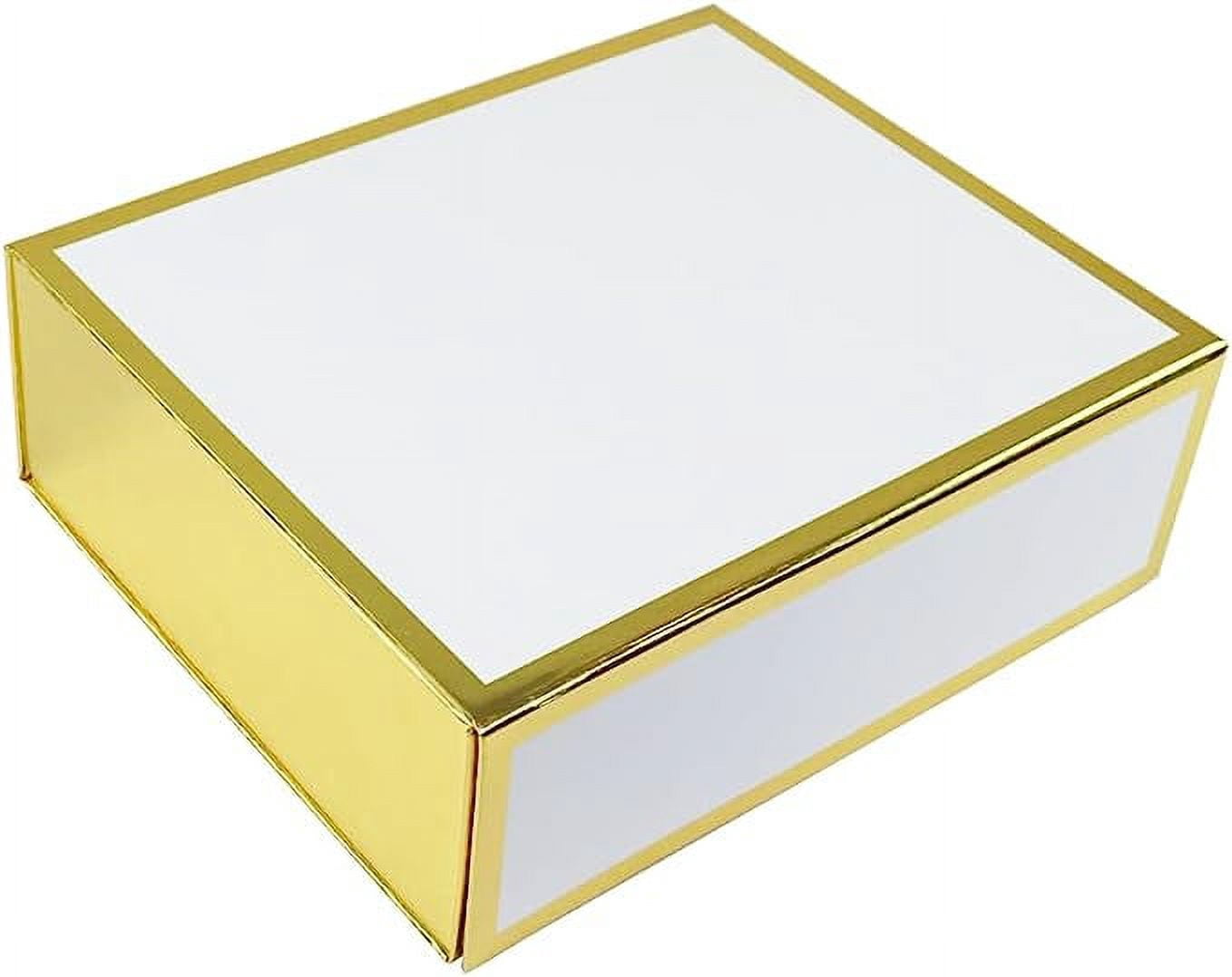 BLK&WH 6 Gift Boxes 9x6.5x3.8 Inches, White ... - UK - View #5