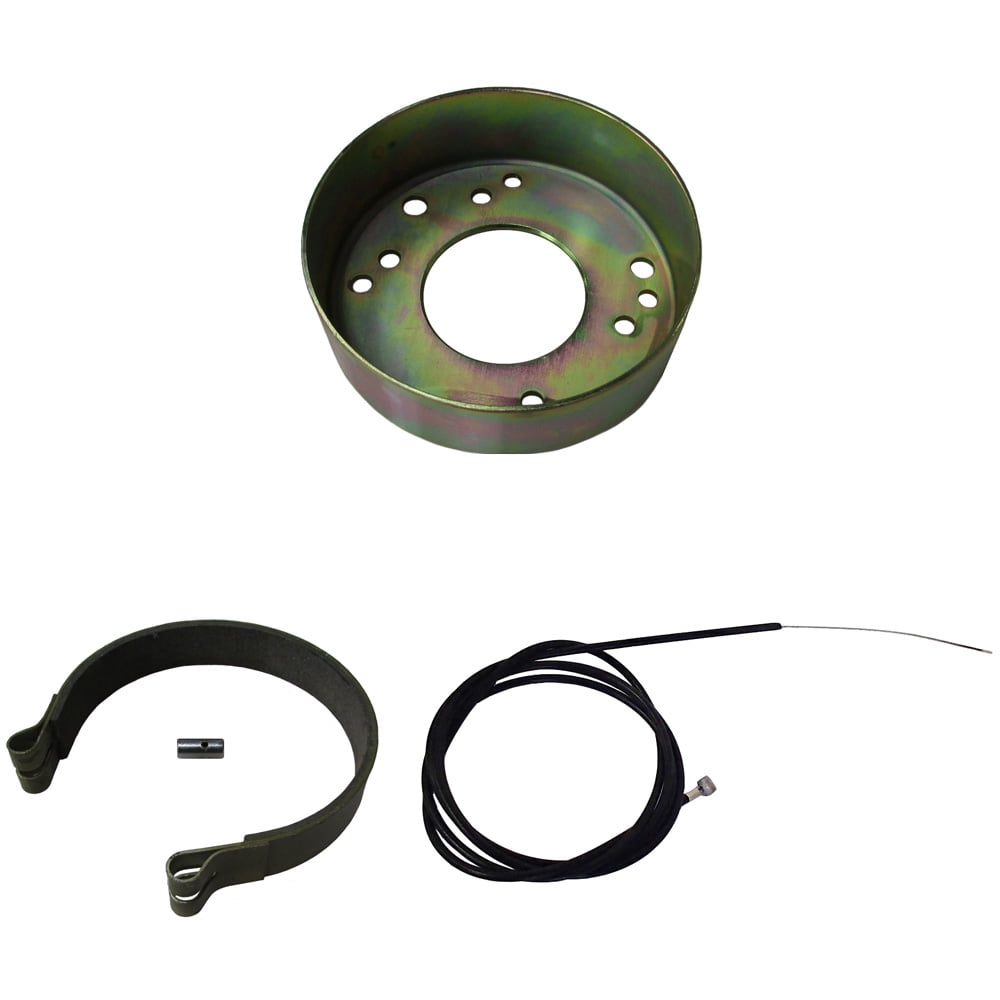 One (1) New 4-1/2" Brake Band Complete Kit w/ 100" Cable - Fits Many Mini Bikes & Go Karts.